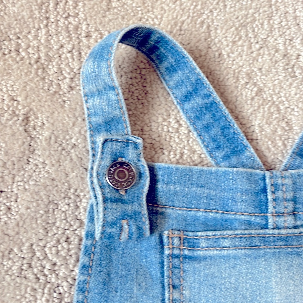 🐇 Size 4/5 Shortalls with Lace - Picture 7 of 8